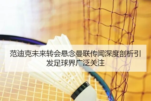 范迪克未来转会悬念曼联传闻深度剖析引发足球界广泛关注